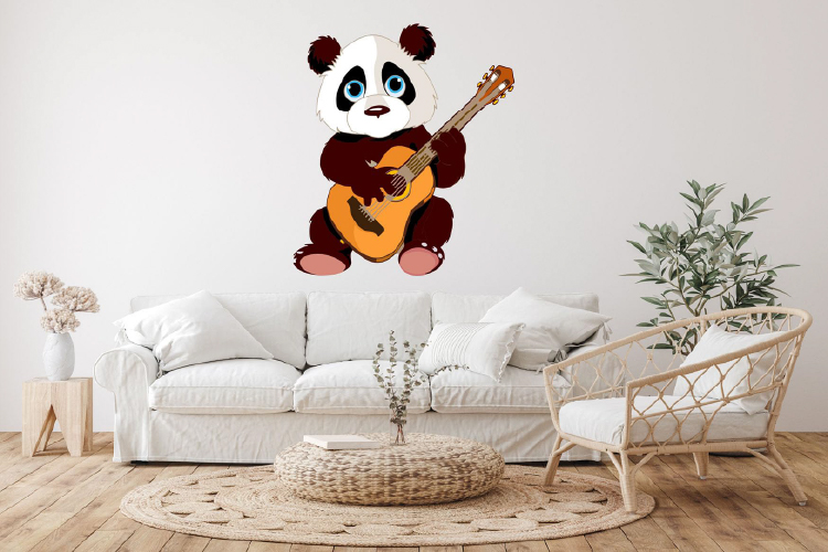 tu je návod ako si aplikovať samolepky na stenu doma