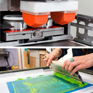 Líši sa tampónová tlač od sieťotlače