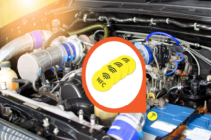 NFC tagy pre správu spotrebného materiálu v automobilovom priemysle